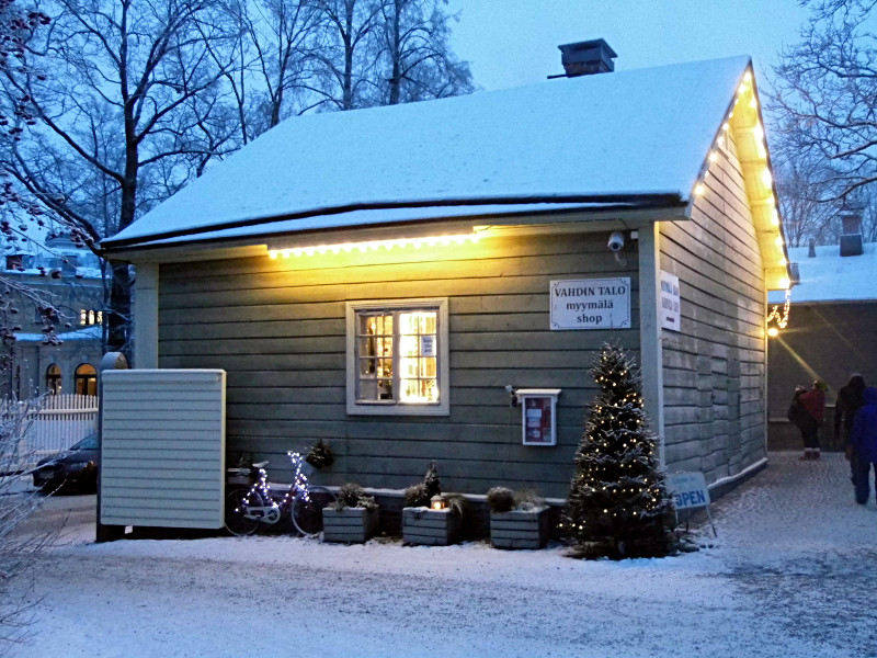 Un magasin de souvenirs à Tallipiha