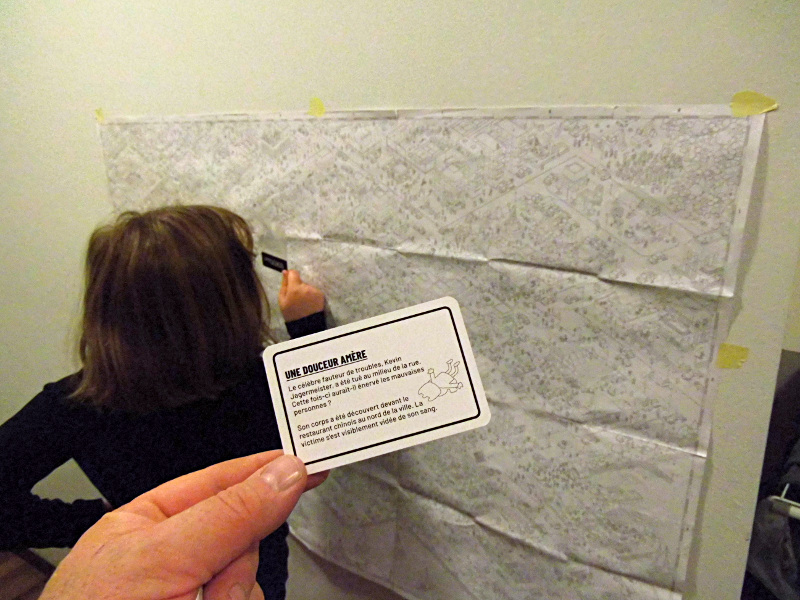 Jeu d'enquêtes - sorte de \